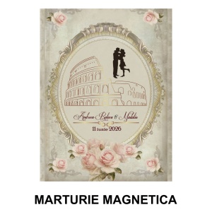Magnet cu Plic Poveste Roma In Love - Img 2