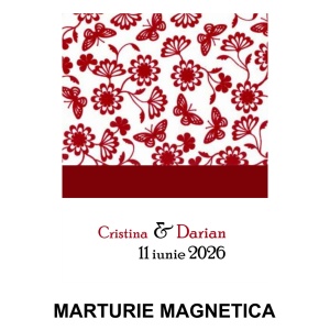 Magnet cu Plic Poveste Simfonie Fluturi - Img 2