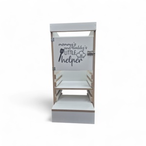 Turn De Activitati Multifunctional , Learning Tower 2 in 1 Alb MDF - Img 3
