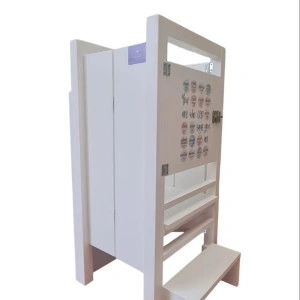 Turn De Activitati Pliabil , Learning Tower Pliabil Alb , Stiker Permanent, 85x40x38 cm - Img 2