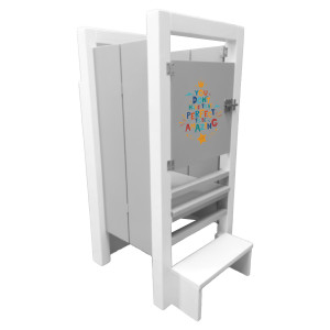 Turn De Activitati Pliabil Multicolor,Stiker Animat, Learning Tower Pliabil
