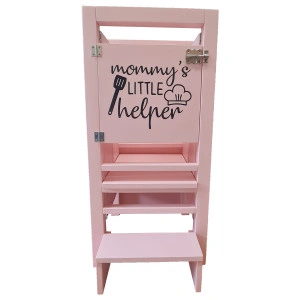 Turn De Activitati Pliabil Roz Cu Stiker Mommy And Daddy Little Helper , Learning Tower Pliabil - Img 2