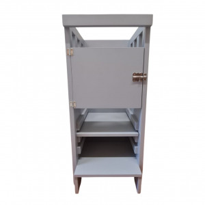 Turn De Activitati Fix , Gri Deschis , Learning Tower Fix , 85x40x38 cm - Img 2