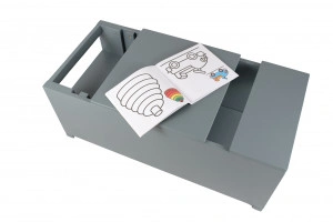 Turn De Activitati Multifunctional Gri Inchis, Learning Tower 2 in 1 - Img 3