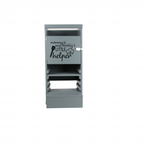 Turn De Activitati Multifunctional Gri Inchis, Learning Tower 2 in 1 - Img 4