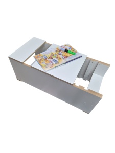 Turn De Activitati Multifunctional , Learning Tower 2 in 1 Alb MDF - Img 4