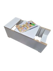 Turn De Activitati Multifunctional , Learning Tower 2 in 1 Alb MDF - Img 4