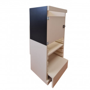 Turn De Activitati 2x1 Crem, Learning Tower 2x1 Crem, TABLA DE SCRIS, 85x40x30 cm
