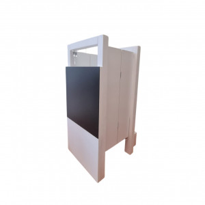 40x38 cmTurn De Activitati Pliabil , Learning Tower Pliabil Alb, Tala De Scris, Personalizare Stiker, 85x40x38 cm - Img 2