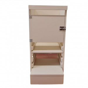 Turn De Activitati 2x1 Crem, Learning Tower 2x1 Crem, TABLA DE SCRIS, 85x40x30 cm - Img 4