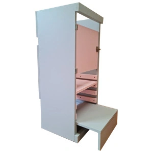 Turn De Activitati 2x1 Gri Inchis Cu Roz, Learning Tower 2x1