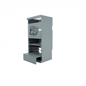 Turn De Activitati Multifunctional Gri Inchis, Learning Tower 2 in 1