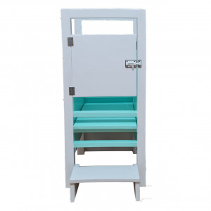 Turn De Activitati Pliabil Multicolor, Learning Tower Pliabil, 85x40x38 cm - Img 2