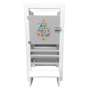 Turn De Activitati Pliabil Multicolor,Stiker Animat, Learning Tower Pliabil - Img 3