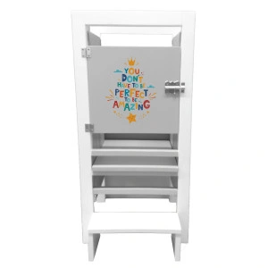 Turn De Activitati Pliabil Multicolor,Stiker Animat, Learning Tower Pliabil - Img 3