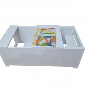 Turn De Activitati 2x1 Alb, Learning Tower 2x1 Stiker Mickey , 85x40x35 cm - Img 2