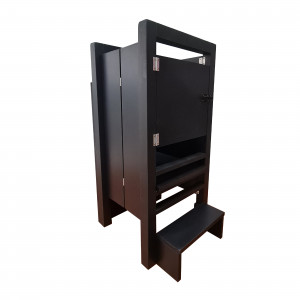 Turn De Activitati Pliabil, Learning Tower Pliabil Gri Negru