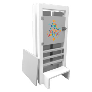 Turn De Activitati Pliabil Multicolor,Stiker Animat, Learning Tower Pliabil - Img 4