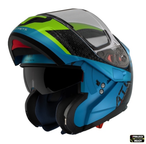 Casca MT Atom SV Adventure A7 Albastru Lucios