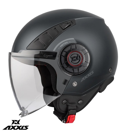 Casca Axxis Metro S A2 Titanium Mat