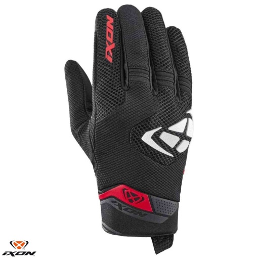 Manusi Ixon MIG 2 Air Flow MS barbati vara degete tactile - Negru/alb/rosu