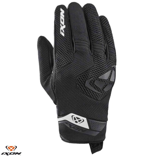 Manusi Ixon MIG 2 Air Flow MS barbati vara, degete tactile - Negru/alb