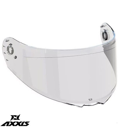 Vizieră argintie MT Genesis SV - Axxis Storm SV pentru casca flip-up
