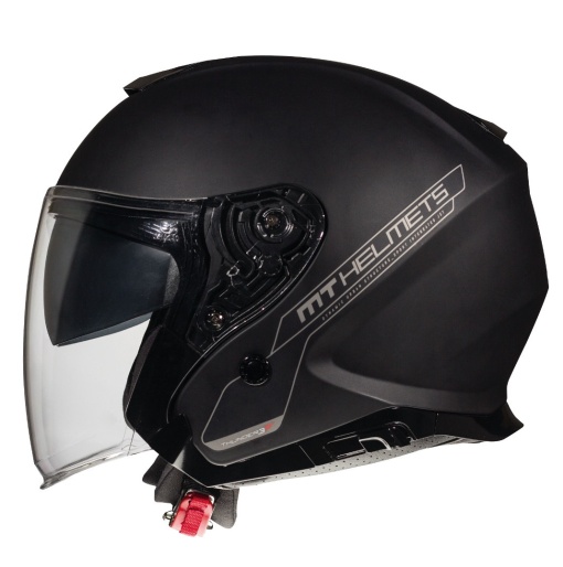 Casca open face MT Thunder III SV Jet A1 (ochelari soare integrati) – tip MT-V-19 - Negru mat