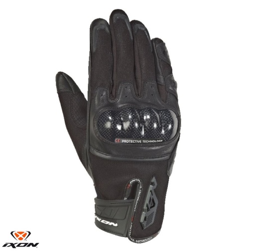 Manusi Ixon RS Rise Air MS barbati vara degete tactile Negru