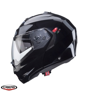 Casca Caberg Duke X SV Smart Flip-up Negru Lucios - Img 3