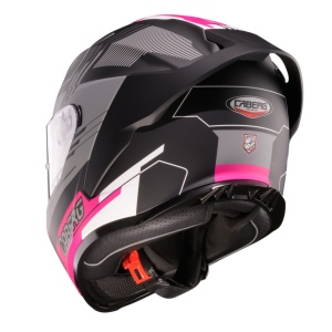 Casca Caberg Roxter Colt S2 - Integrală, negru/fuchsia/gri mat - Img 4