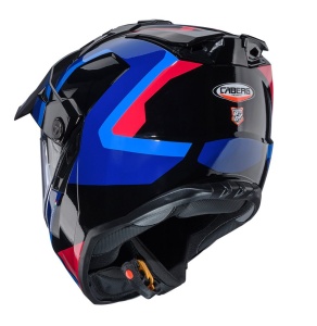 Casca Caberg Tanami SV Scram O4 - Adventure, negru albastru rosu, Pinlock și ochelari soare incluși, ECE 22.06 - Img 3