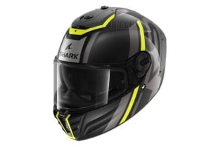 Cască Integrală SHARK SPARTAN RS CARBON SHAWN carbon/galben/gri/negru - Img 1