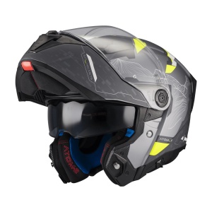 Casca MT Helmets Atom 2 SV Highlands - Flip-up, gri mat, Pinlock și ochelari soare incluși, ECE 22.06