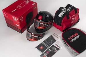 Casca MT Helmets KRE+ Carbon Kraker - Integrală, negru mat, Pinlock inclus - Img 3