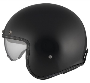 Casca MT Helmets Le Mans 2 S SV - Open face, negru lucios, Ochelari soare incluși, ECE 22.06 - Img 2