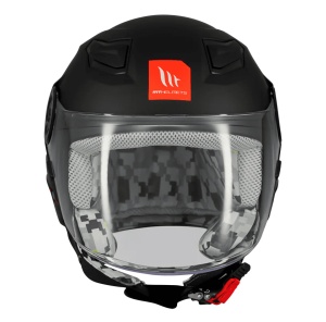 Casca MT Helmets Lite Kids - Open face, negru mat, ECE 22.06 - Img 3