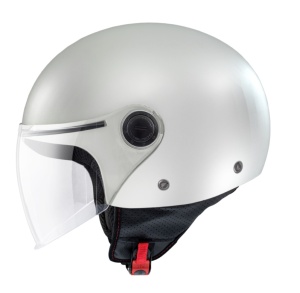 Casca MT Helmets Street S - Open face, alb lucios, ECE 22.06 - Img 2