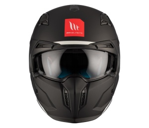 Casca MT Helmets Streetfighter SV S - Adventure, negru mat, Ochelari soare incluși, ECE 22.06 - Img 3