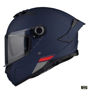 Casca MT Helmets Thunder 4 SV - Integrală, albastru mat, Ochelari soare incluși, ECE 22.06 - Img 1