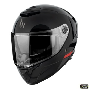 Casca MT Helmets Thunder 4 SV - Integrală, negru lucios, Ochelari soare incluși, ECE 22.06 - Img 2