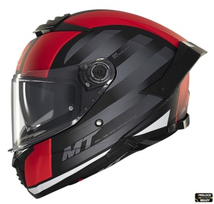 Casca MT Thunder 4 SV Treads B5 rosu mat cu parasolar - Img 1