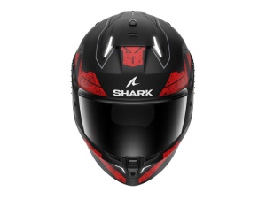 Casca SHARK SKWAL i3 RHAD - Integrală, mat negru/gri/rosu, Ochelari soare incluși - Img 2