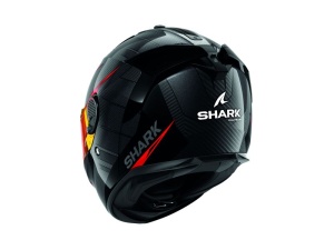 Casca SHARK SPARTAN GT PRO KULTRAM CARBON - Integrală, negru/rosu lucios, Ochelari soare incluși - Img 2