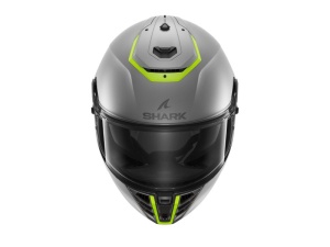 Casca SHARK SPARTAN RS BLANK SP - Integrală, galben/gri/mat - Img 3
