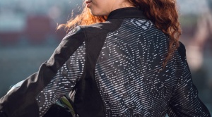 Geaca moto Ixon Artemis LS - dama, impermeabila, urban/roadster, negru/alb - Img 3