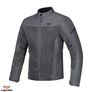 Geaca moto Ixon Fresh MS - barbati, vara, roadster/racing, gri