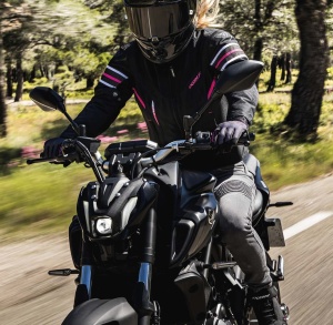 Geaca moto Ixon Ilana LS - dama, vara/iarna, impermeabila, roadster/racing, negru - Img 3