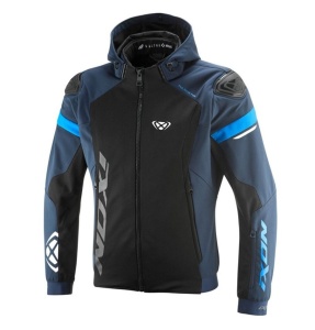 Geaca moto Ixon Pulsion Air MS - barbati, roadster/racing, negru/navy/alb