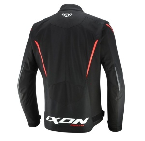 Geaca moto Ixon Striker 2 AIR WP - barbati, impermeabila, roadster/racing, negru/alb/rosu - Img 2